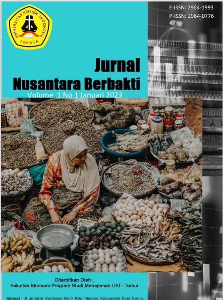 					View Vol. 1 No. 1 (2023): Januari : Jurnal Nusantara Berbakti
				